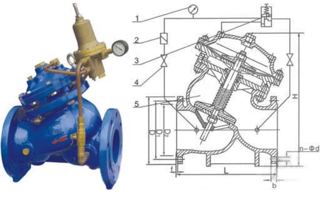 乐玩lewin-乐玩国际活塞式安全泄压阀AX742X结构图